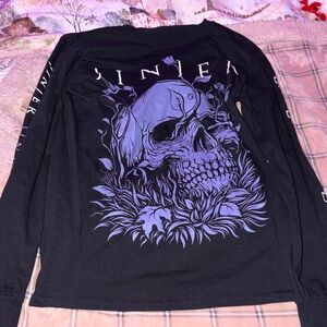 Black Jinjer Merch Graphic Long Sleeve Shirt